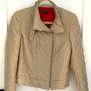 Worth tan, nylon jacket